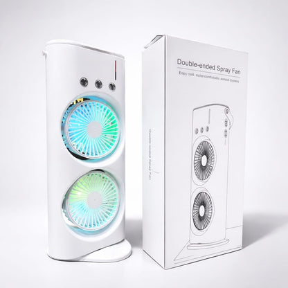 Portable Rechargeable Dual Fan