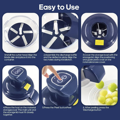 Electric Fruit & Vegetable Peeler – Effortless Peeling in Seconds