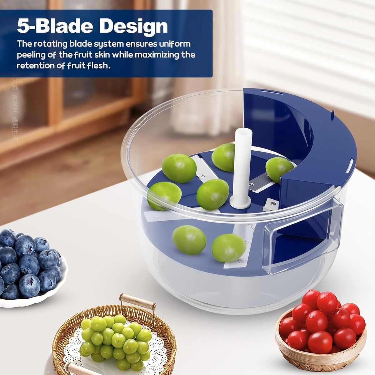 Electric Fruit & Vegetable Peeler – Effortless Peeling in Seconds
