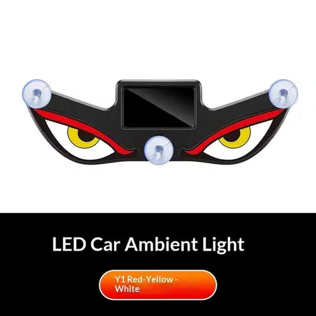 Solar Warning Light for Car – LED Eye Design with Smart Sensor & Wireless Multi-Mode Lighting